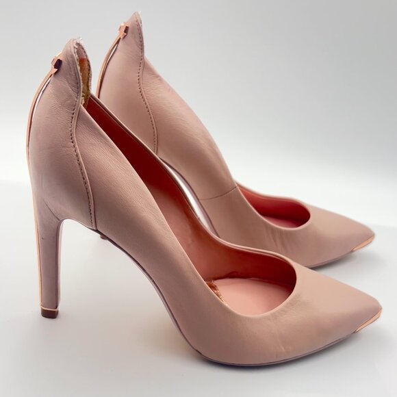 NEW Ted Baker London Melisah Blush Pink Pumps Heels Rose Gold EU 39.5 US  9 - Picture 2 of 6